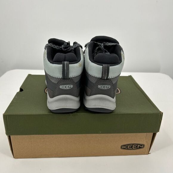 NWT KEEN Terradora Flex Mid WP Shoes Grey Lace-Up Ankle Height Hiking - Picture 7 of 9